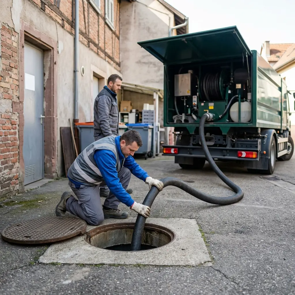 Une technique de vidange rigoureuse et propre