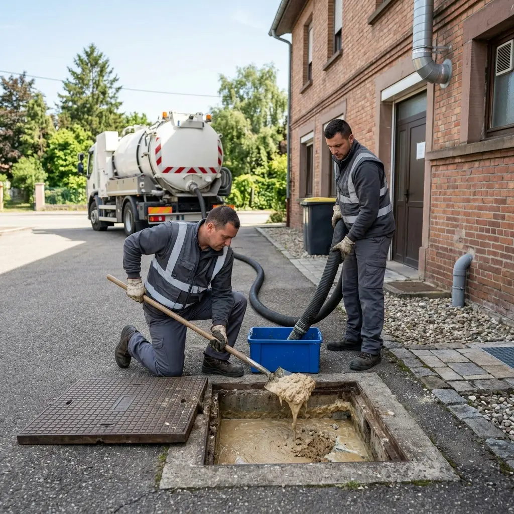 Notre méthode de vidange à Volgelsheim professionnelle