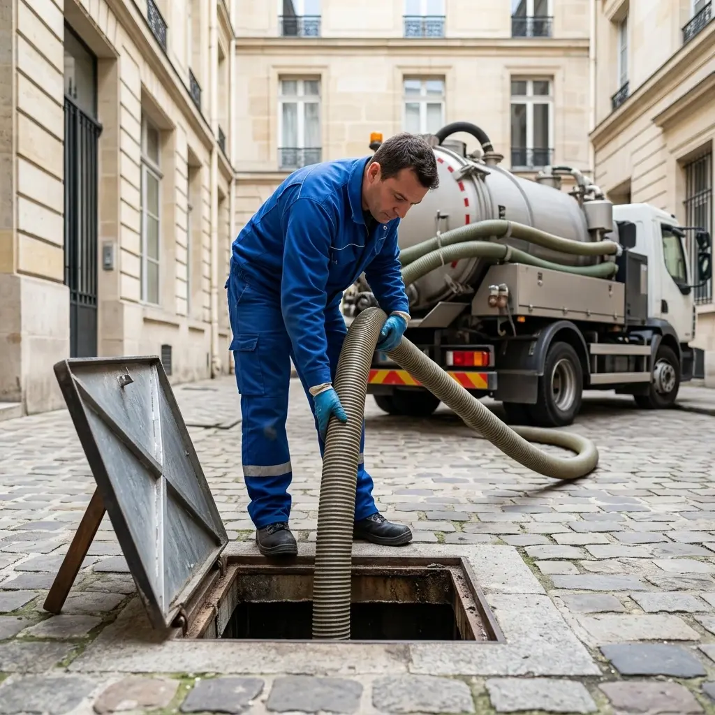 Comment se déroule la vidange à Paris 1er ?