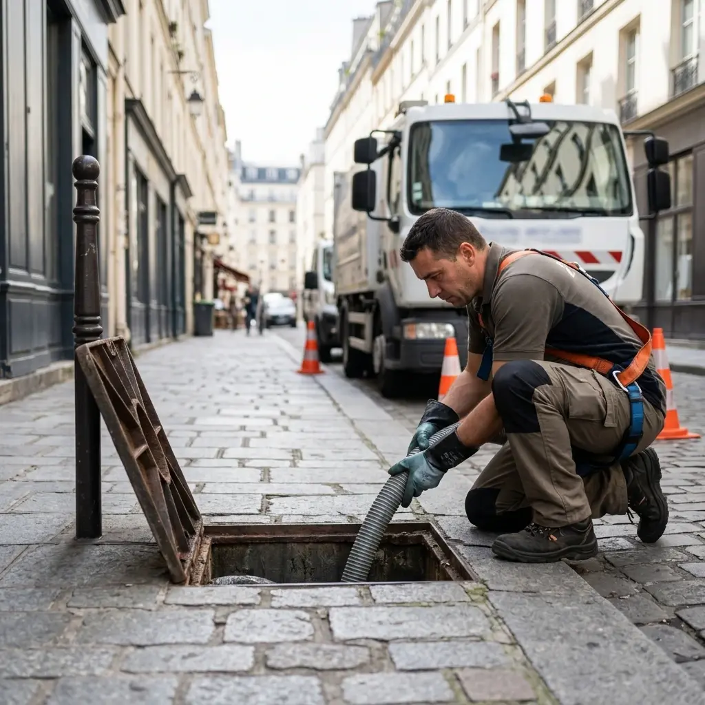 Une technique de pompage et nettoyage professionnelle