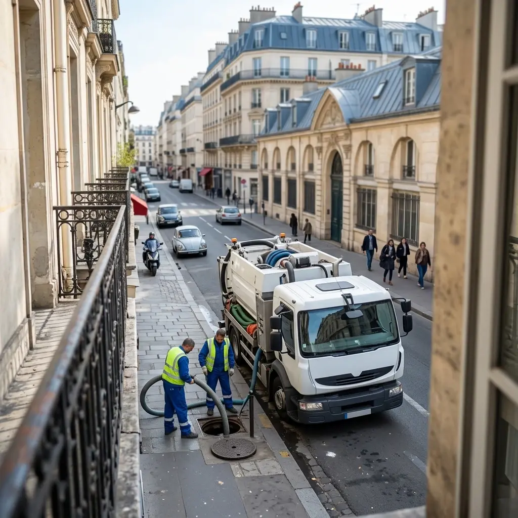 Comment se déroule la vidange de bac à graisse à Paris 10?