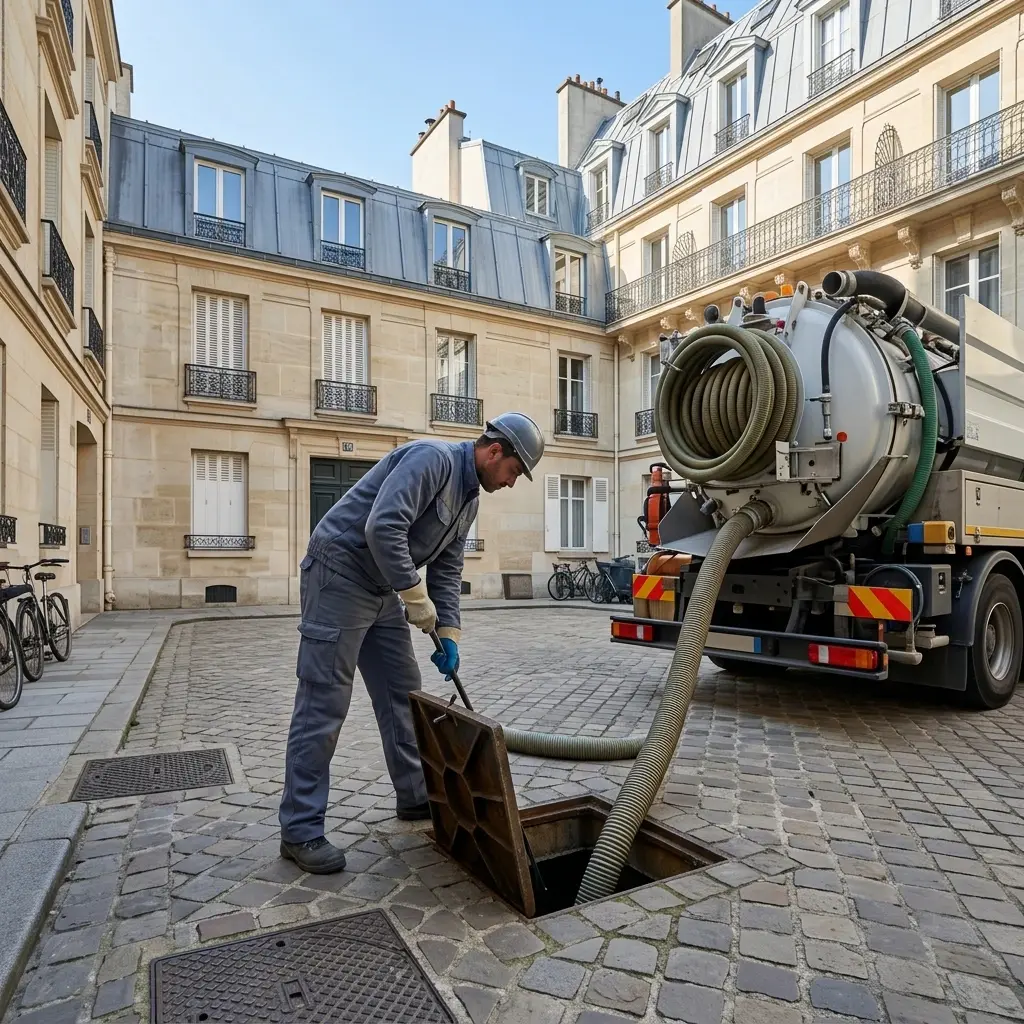 Notre méthode de Vidange Bac à Graisse à Paris 14