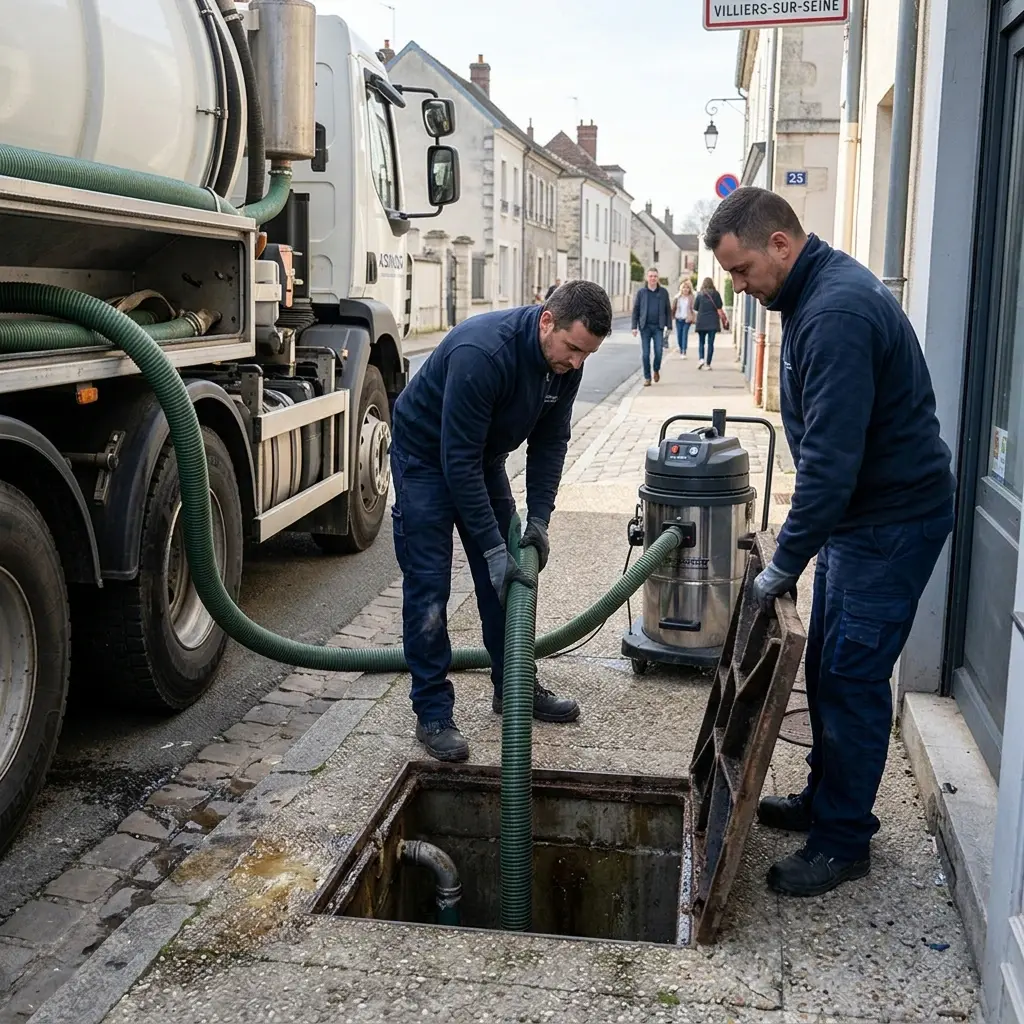 Comment se déroule l'intervention à Villiers-sur-Seine ?