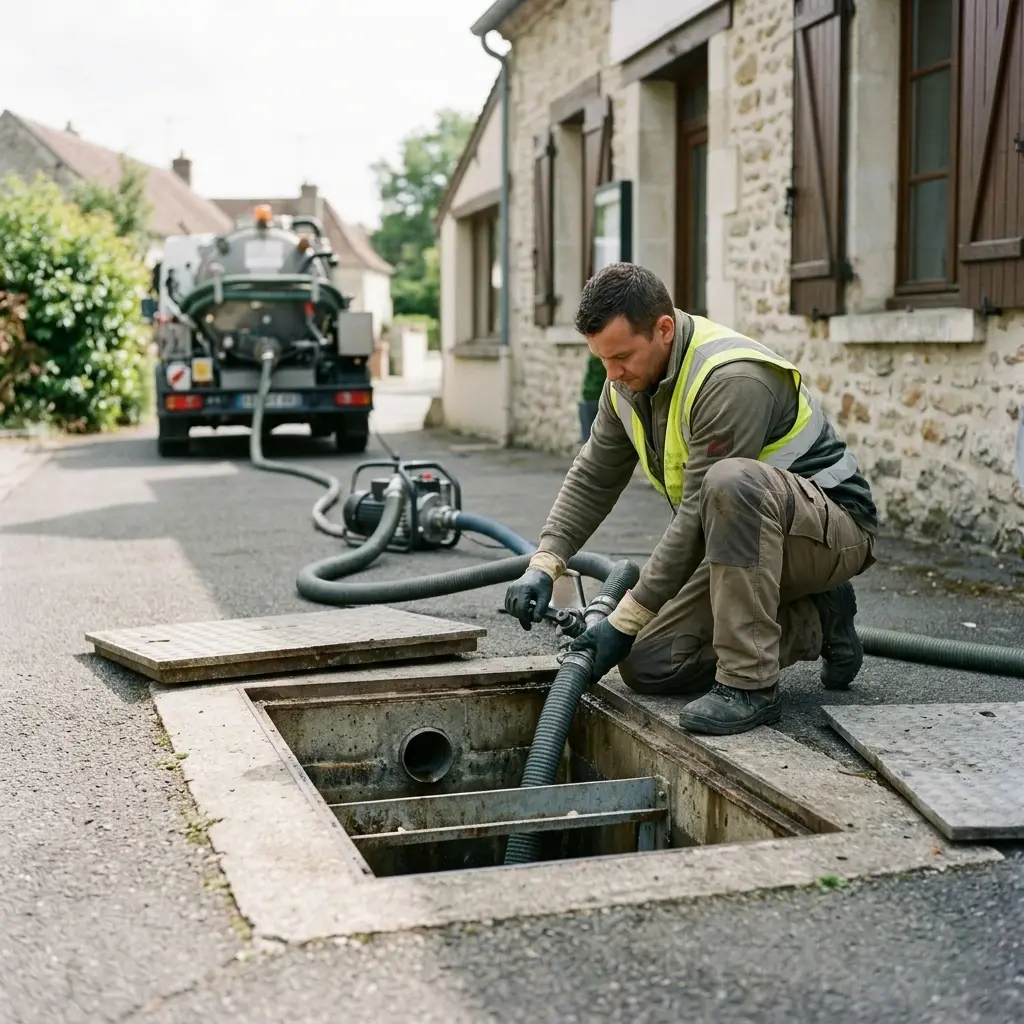 Vidange Bac à Graisse Le Vaudoué (77123)