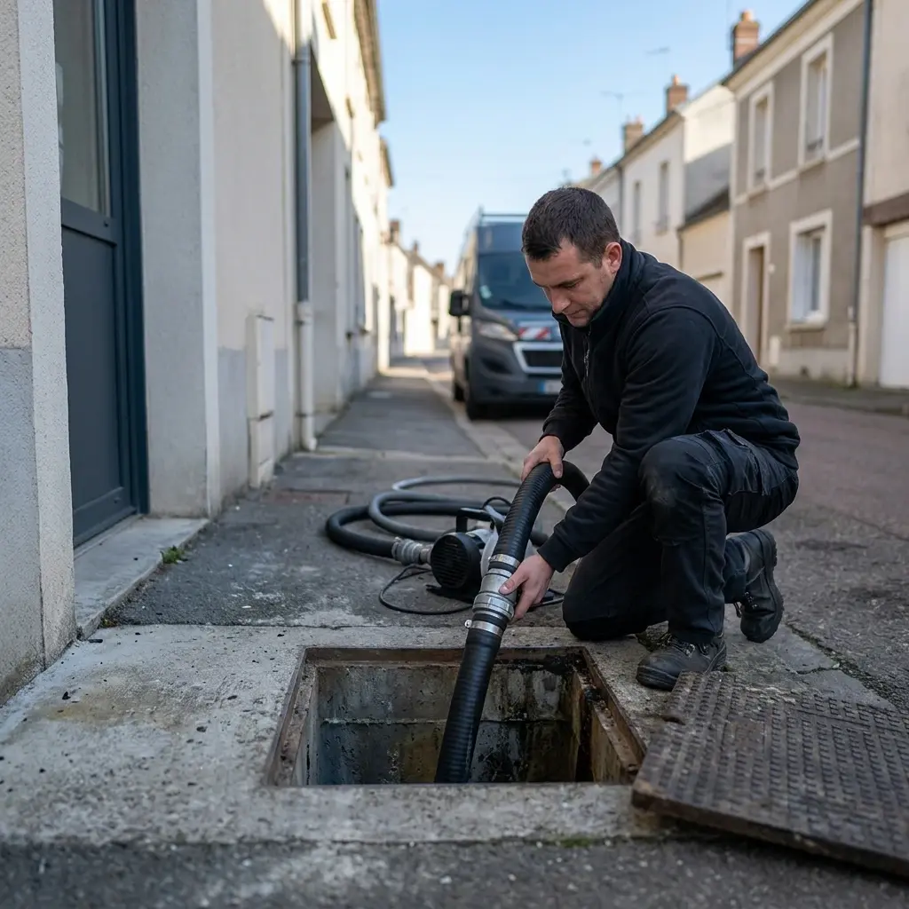 Une technique de pompage et nettoyage professionnel