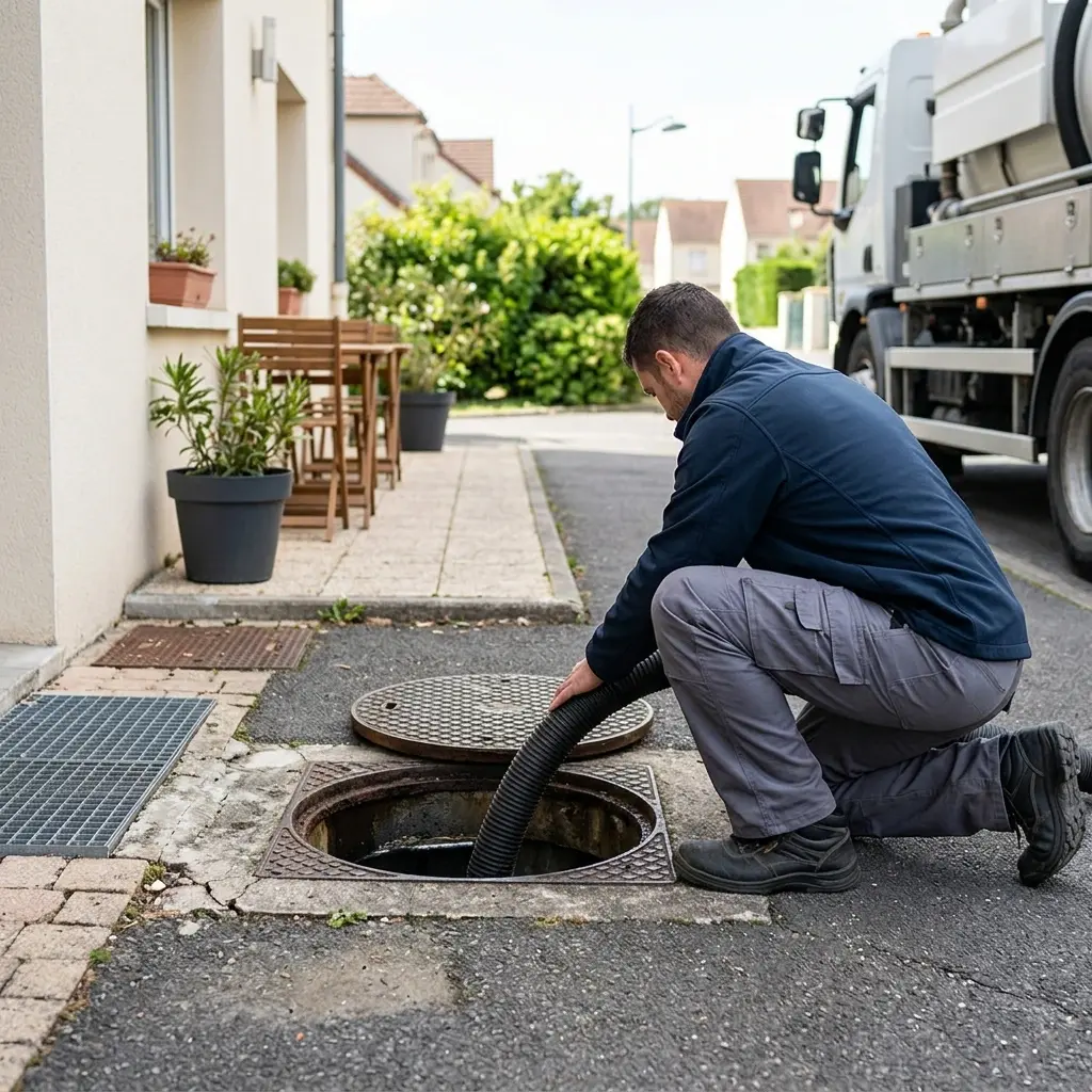 Comment se déroule la vidange de bac à graisse à Montévrain ?