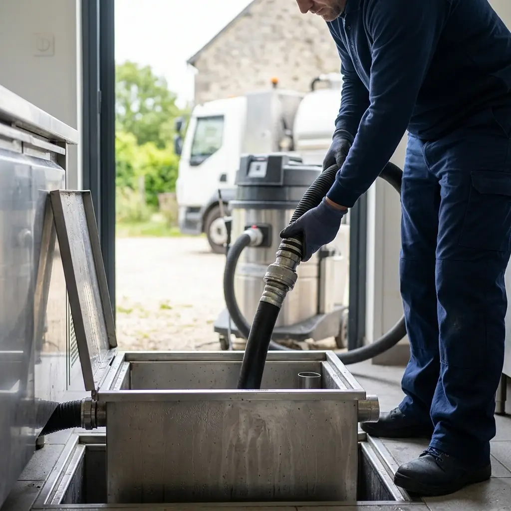 Une technique de pompage et nettoyage rigoureuse