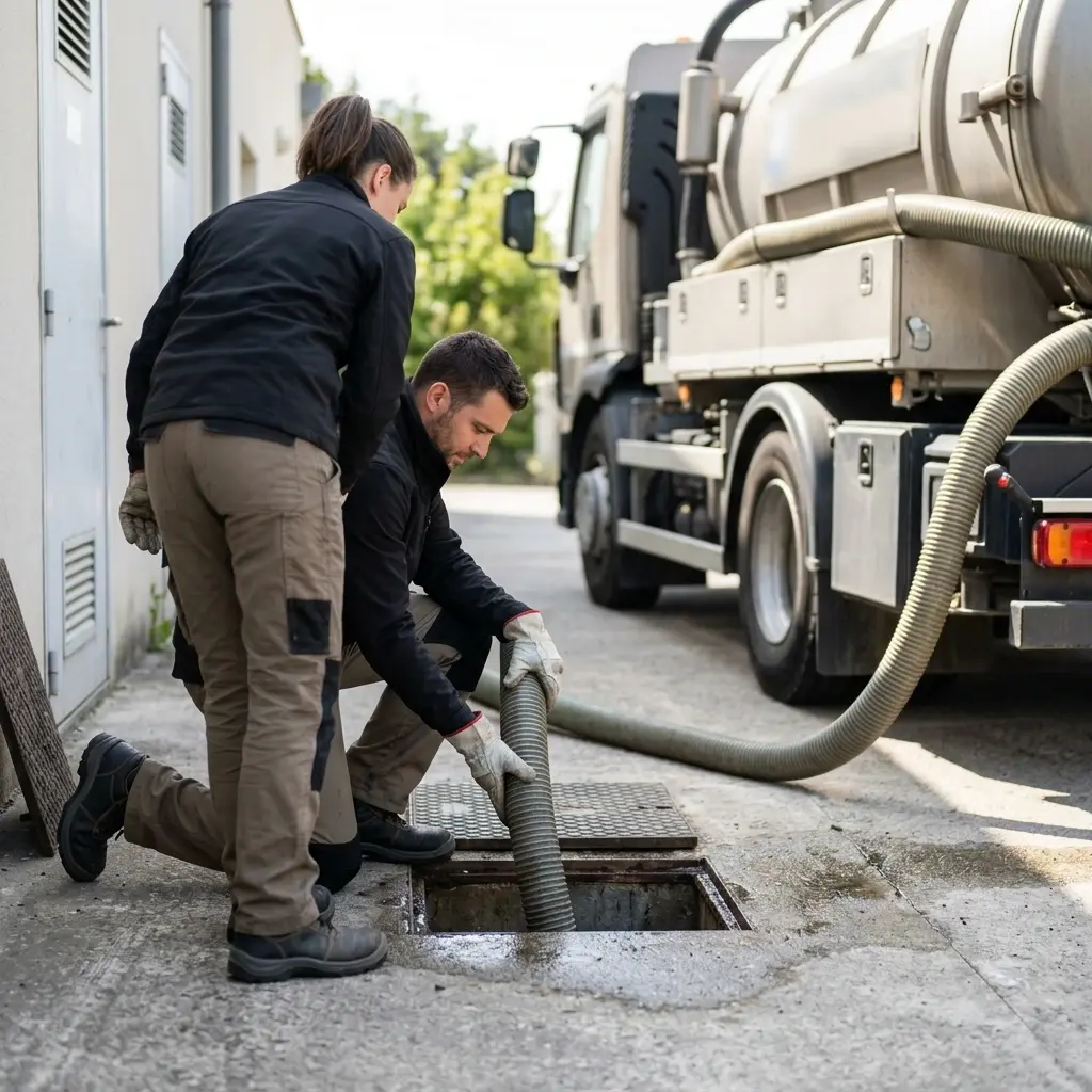Notre approche technique pour le pompage et le nettoyage