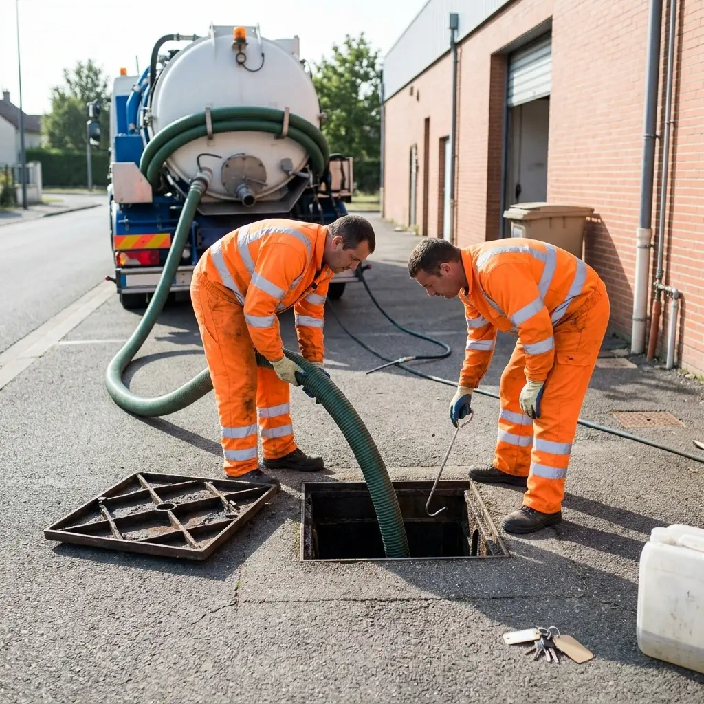Comment se déroule la vidange de bac à graisse à Dammarie-les-Lys ?