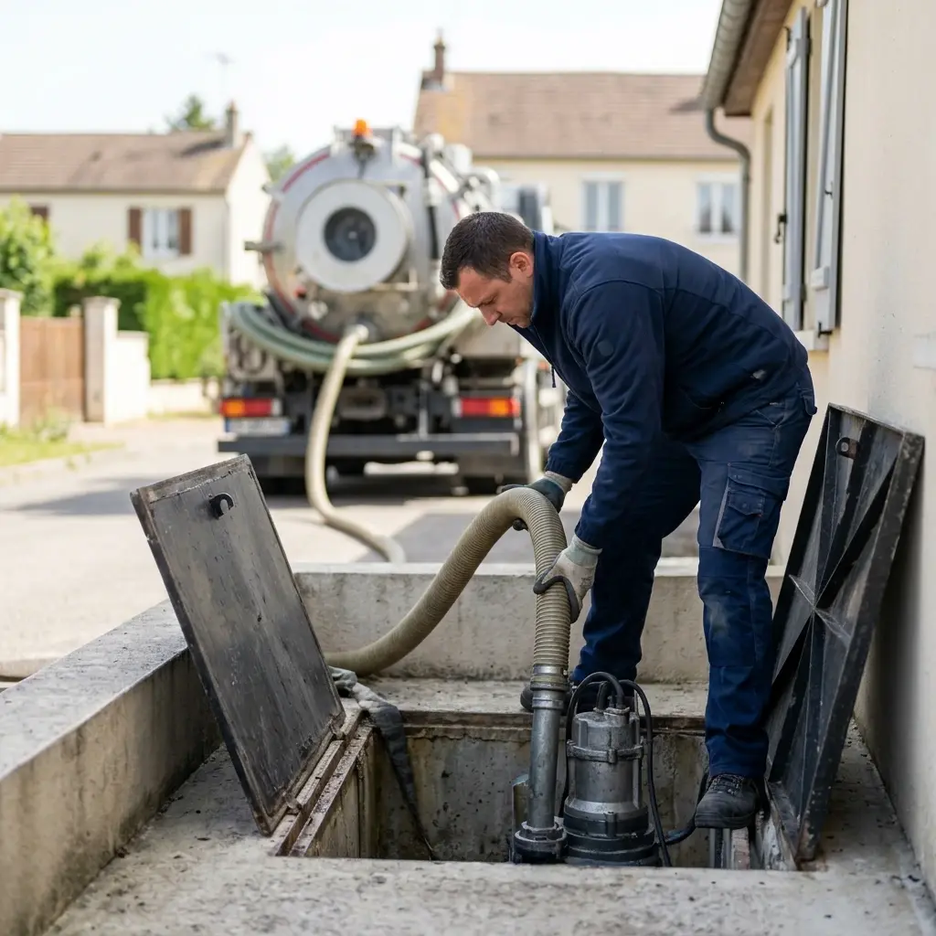 Comment se déroule la vidange de bac à graisse à Saint-Mard ?