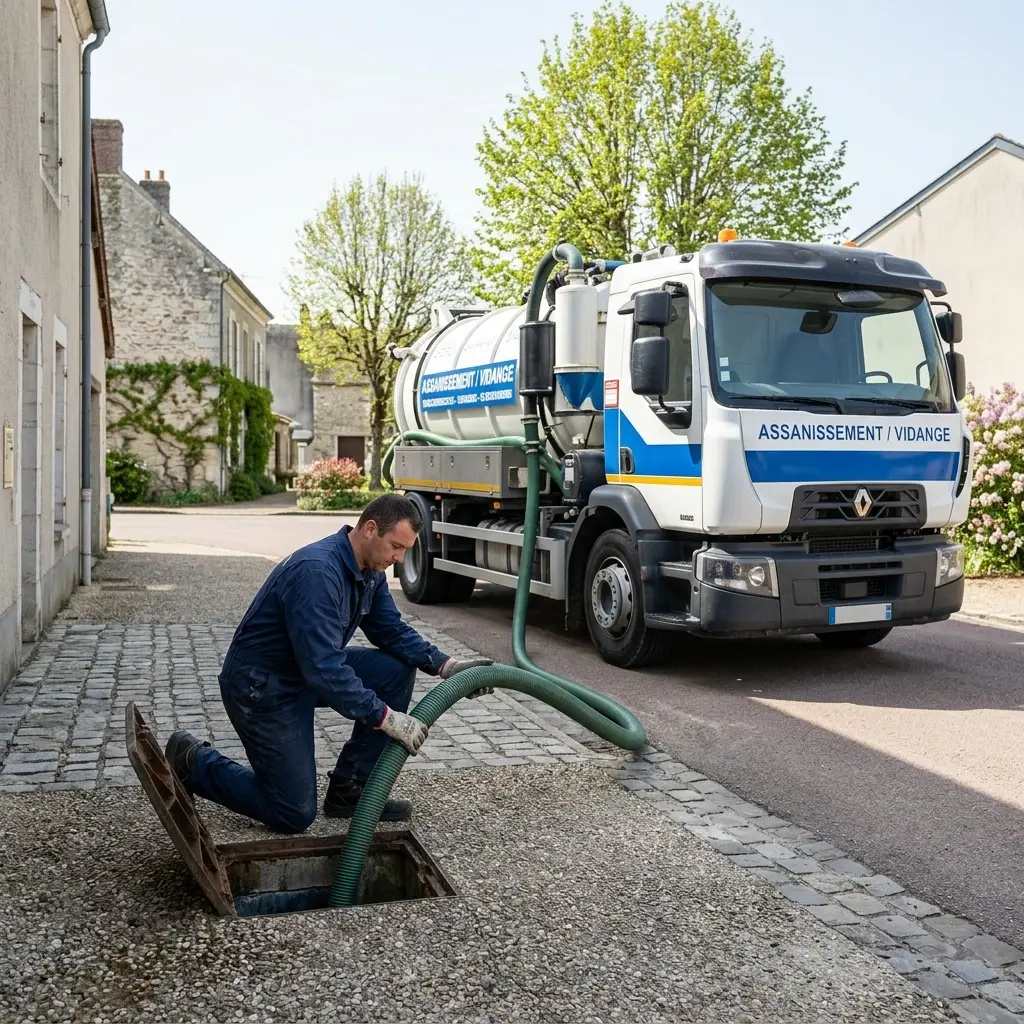 Comment se déroule la vidange à Chamigny ?