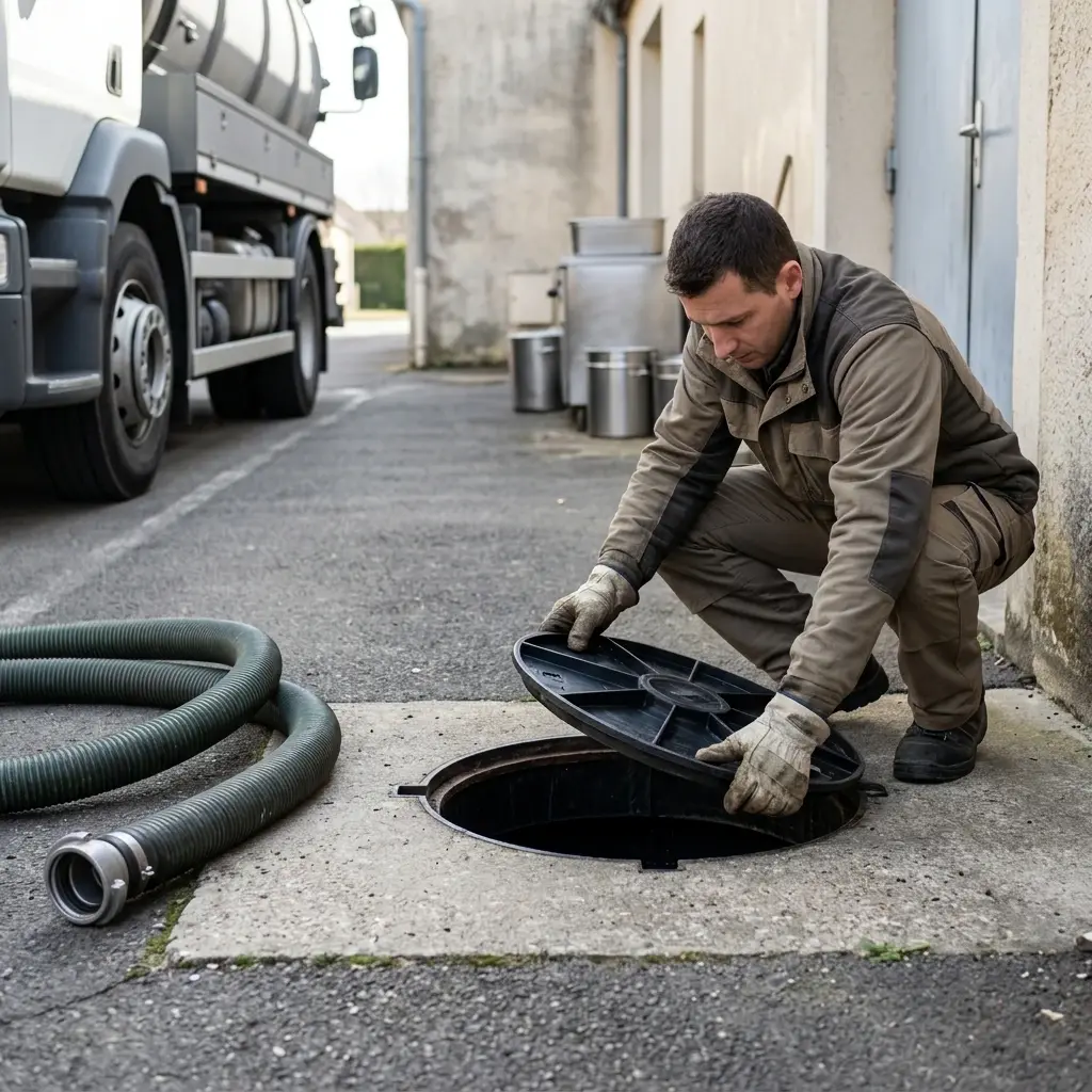 Notre technique de pompage et nettoyage professionnel