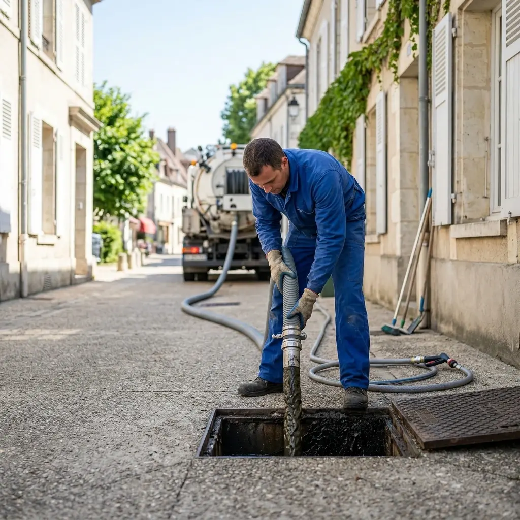 Comment se déroule la vidange à Fontainebleau ?