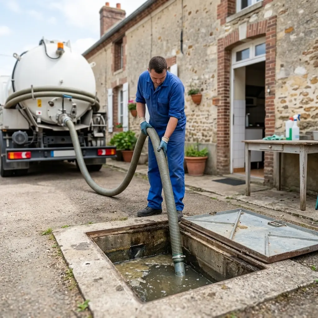 Vidange Bac à Graisse Beton-Bazoches (77320)