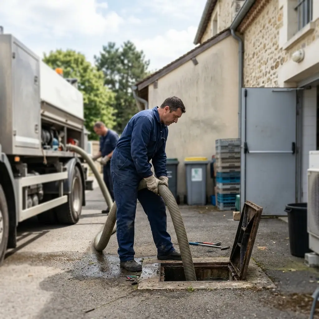 Une technique de pompage et nettoyage professionnelle