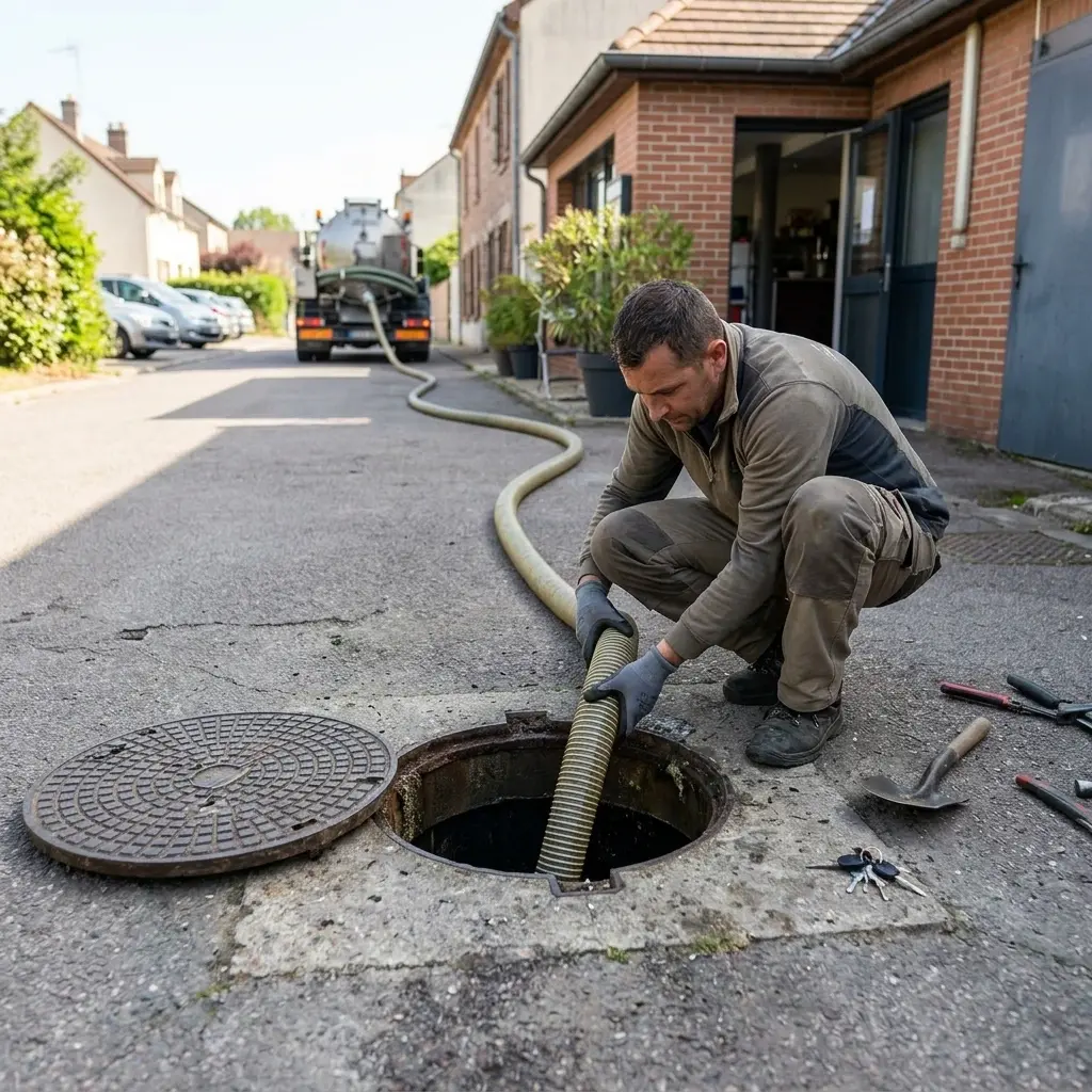 Comment se déroule la vidange au Mée-sur-Seine ?