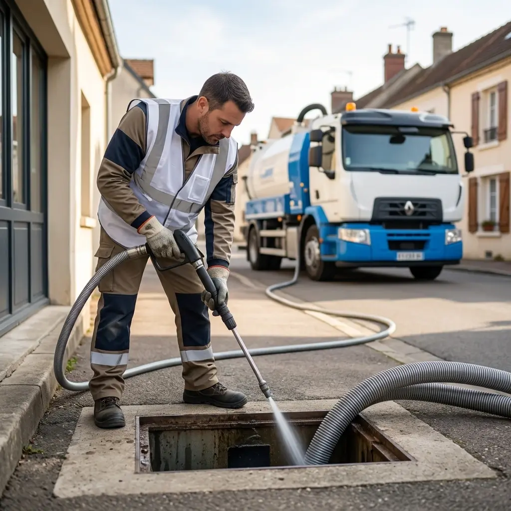 Le processus technique de vidange et nettoyage