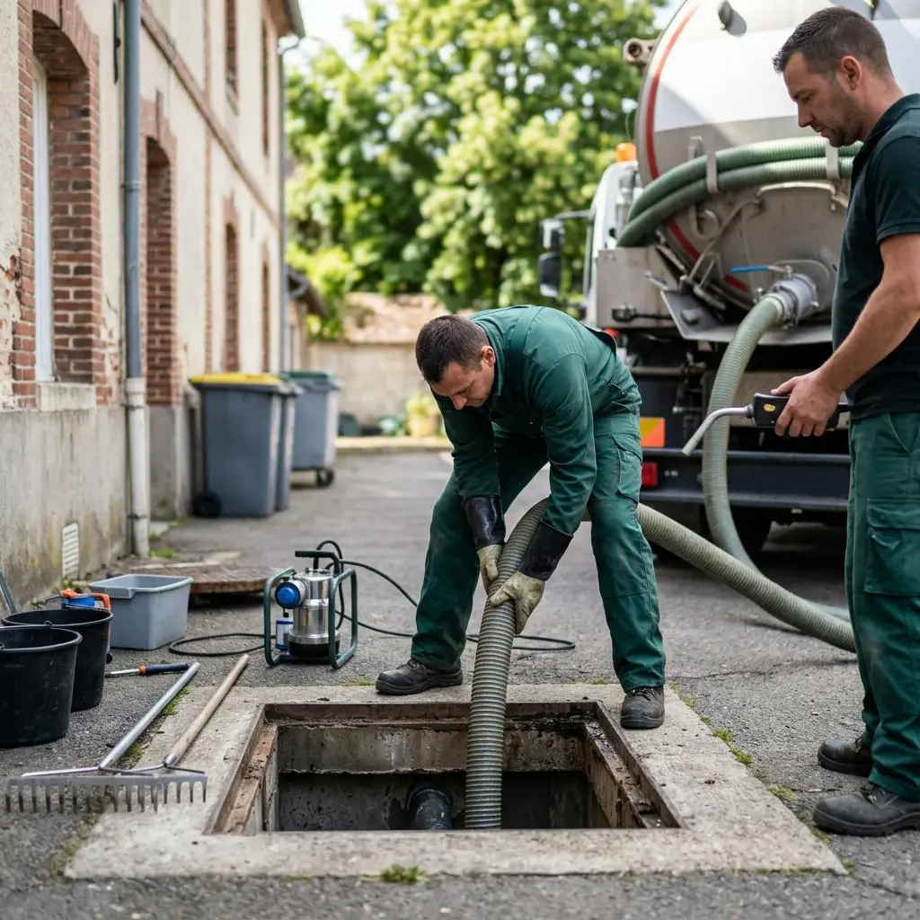 Une technique de pompage et nettoyage rigoureuse
