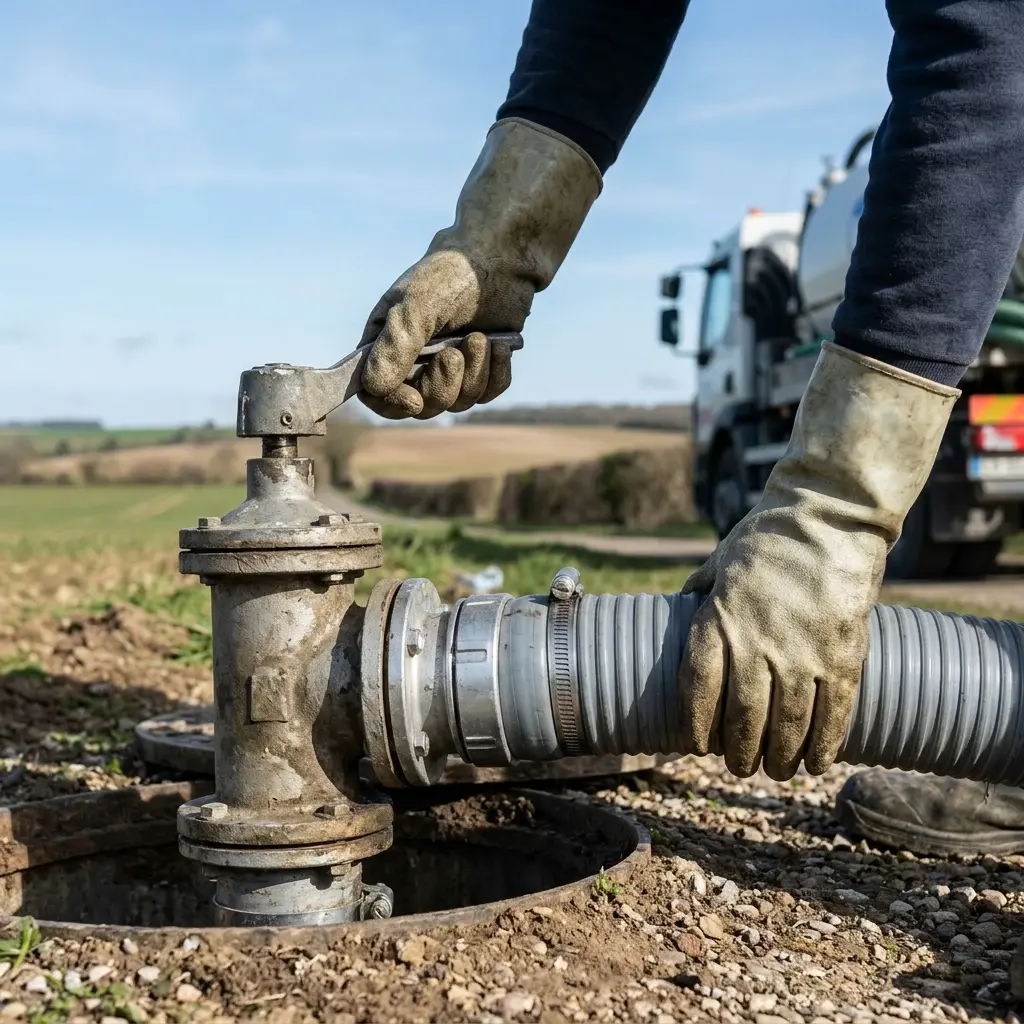Une technique de pompage et nettoyage rigoureuse