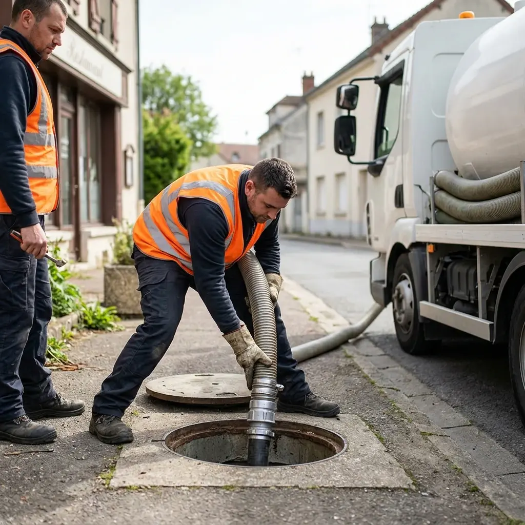 Une technique de pompage et curage professionnelle
