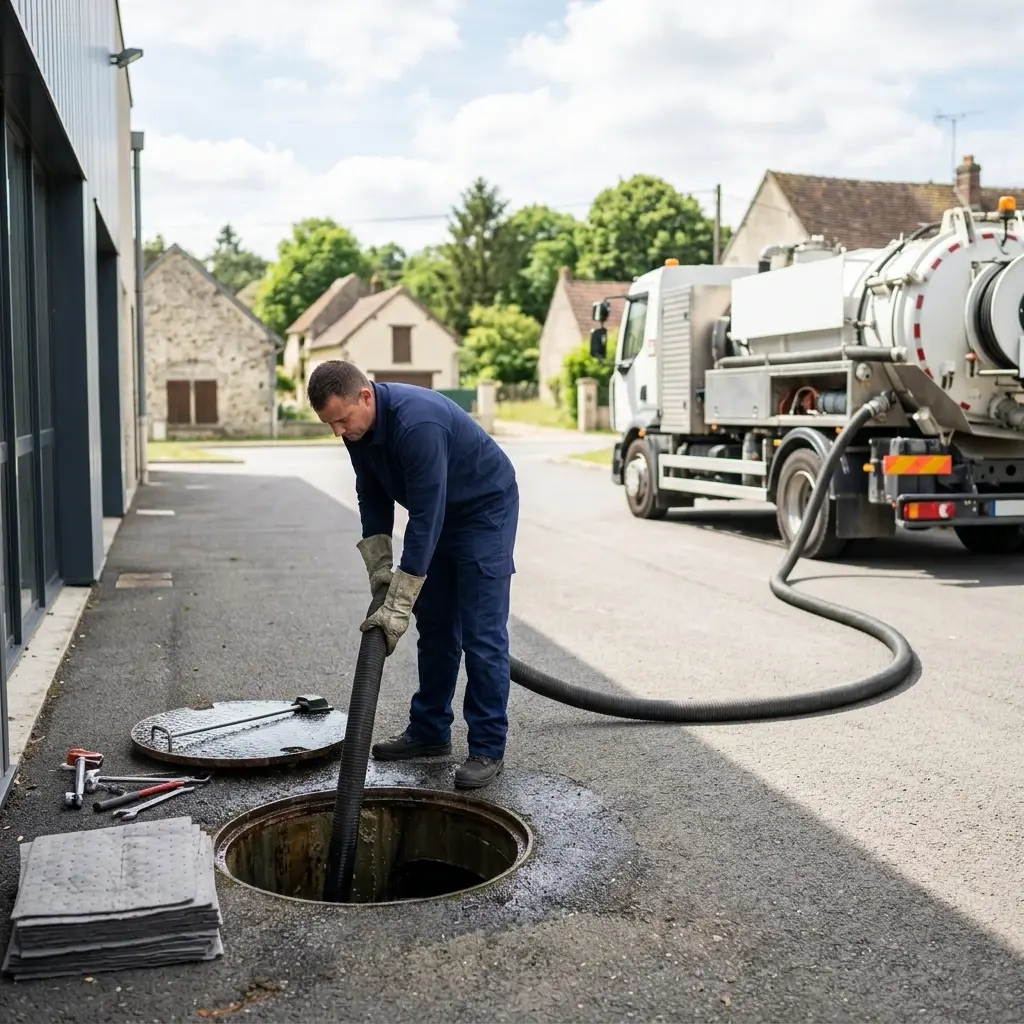 Une technique de vidange et nettoyage professionnelle