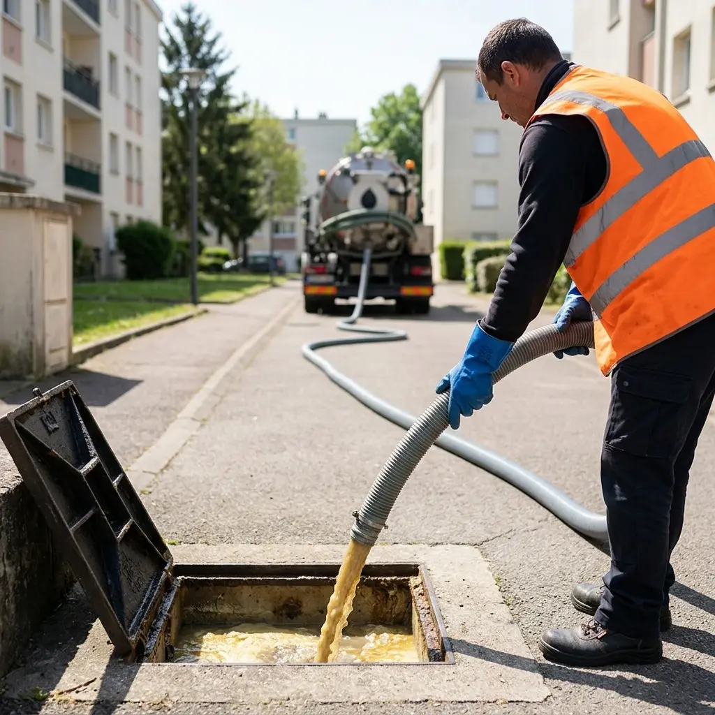 Comment se déroule la vidange à Chelles ?