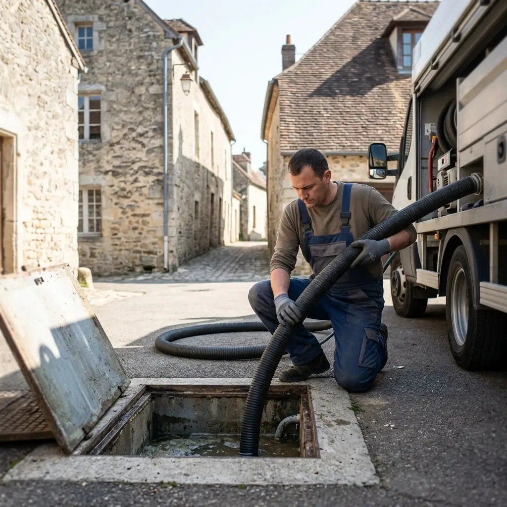 Comment se déroule la vidange à Gurcy-le-Châtel ?