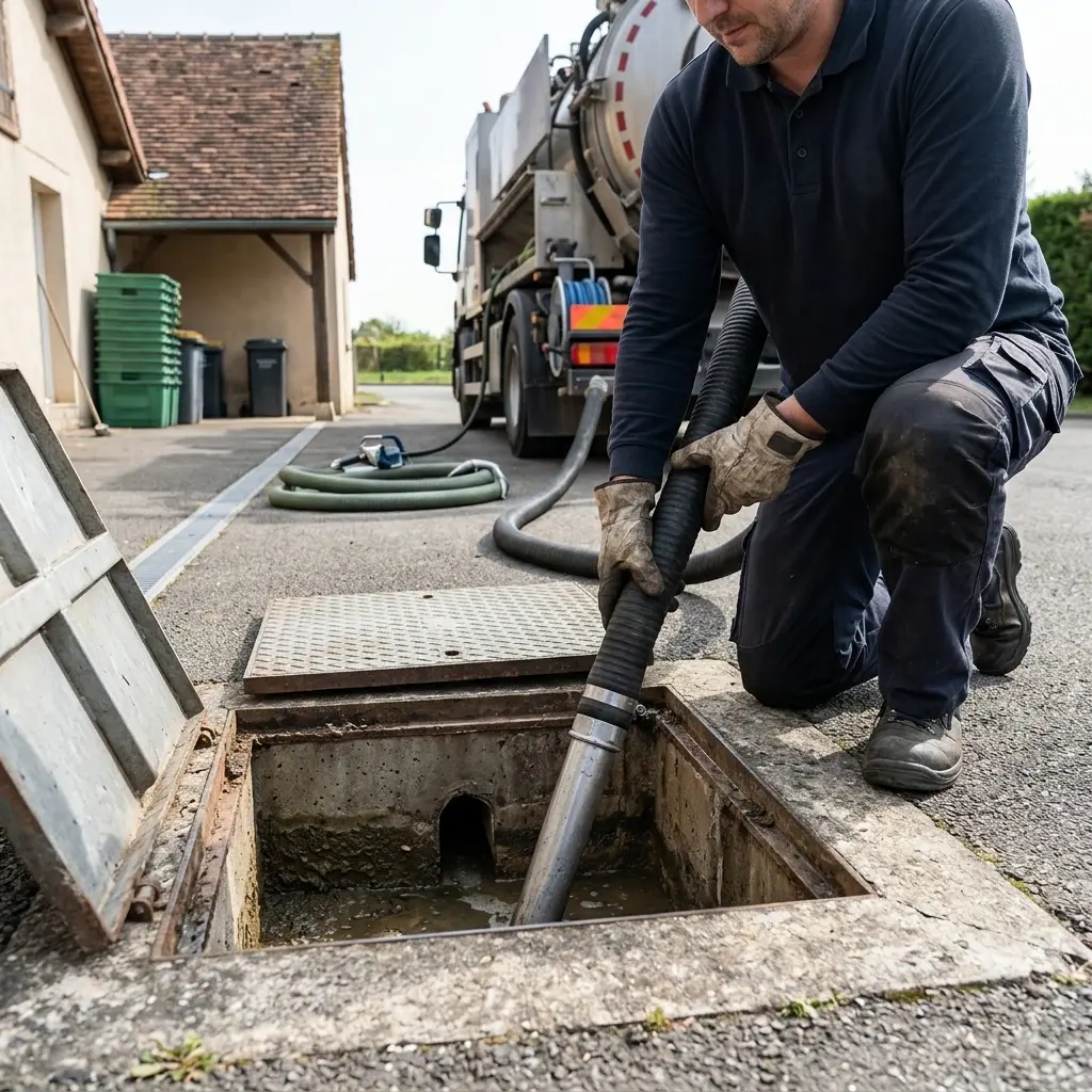 Comment se déroule la vidange de bac à graisse à Sigy ?