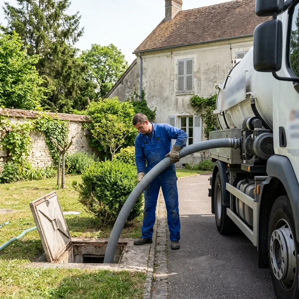 Notre protocole de vidange sur Saint-Cyr-sur-Morin