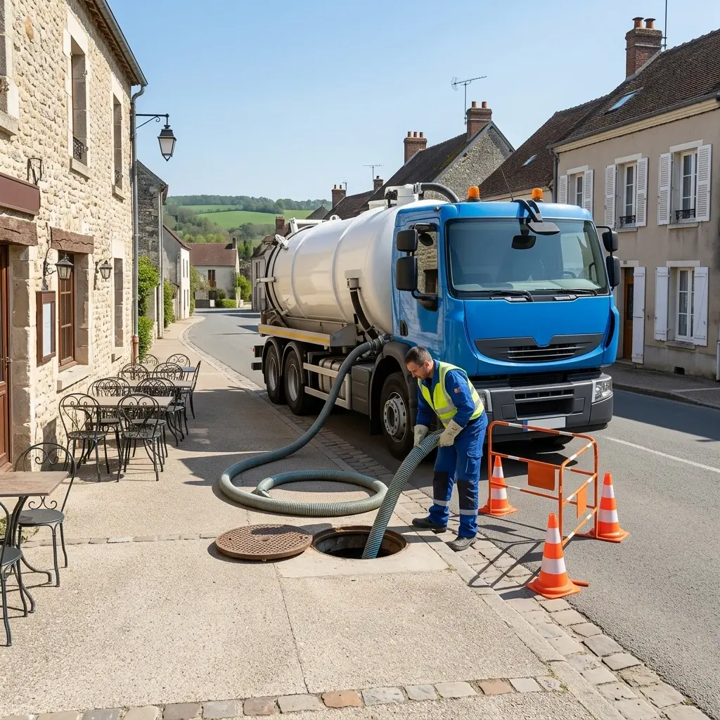 Comment se déroule la vidange à Villiers-sous-Grez ?