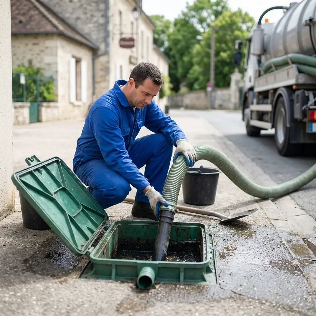 Une technique de pompage et nettoyage professionnelle