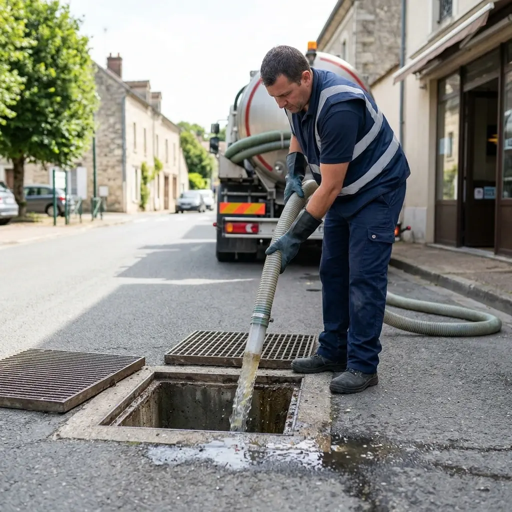 Comment se déroule la vidange à Blennes ?