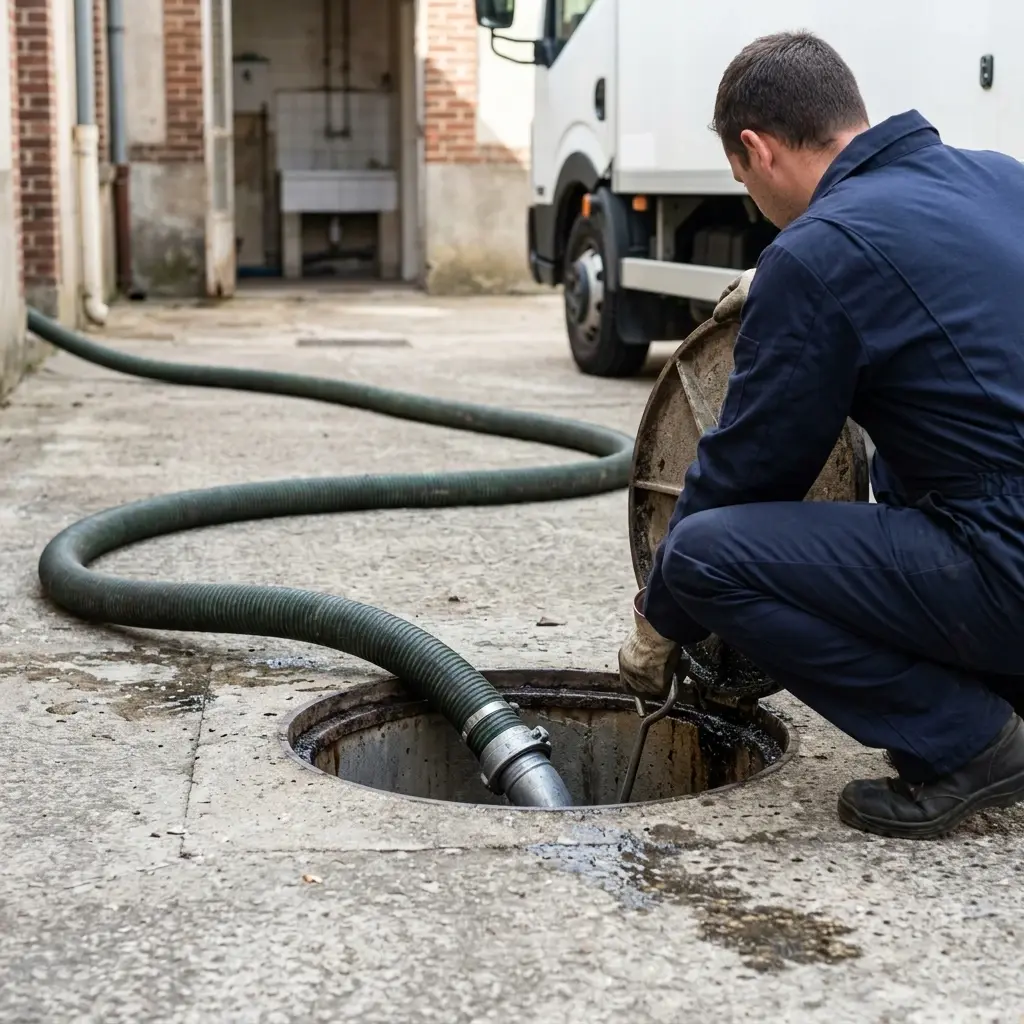 Une technique de pompage et nettoyage rigoureuse
