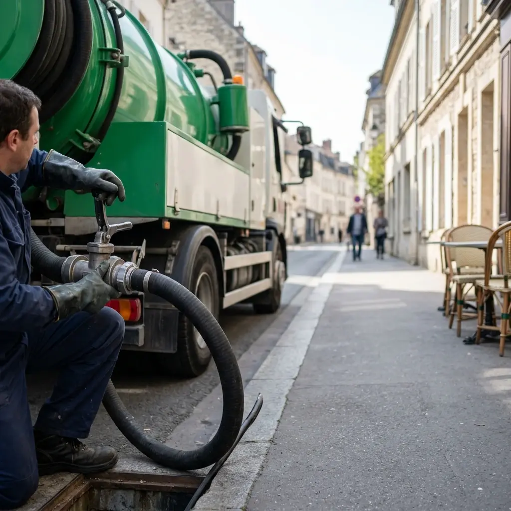 Comment se déroule la vidange à Saint-Germain-en-Laye ?