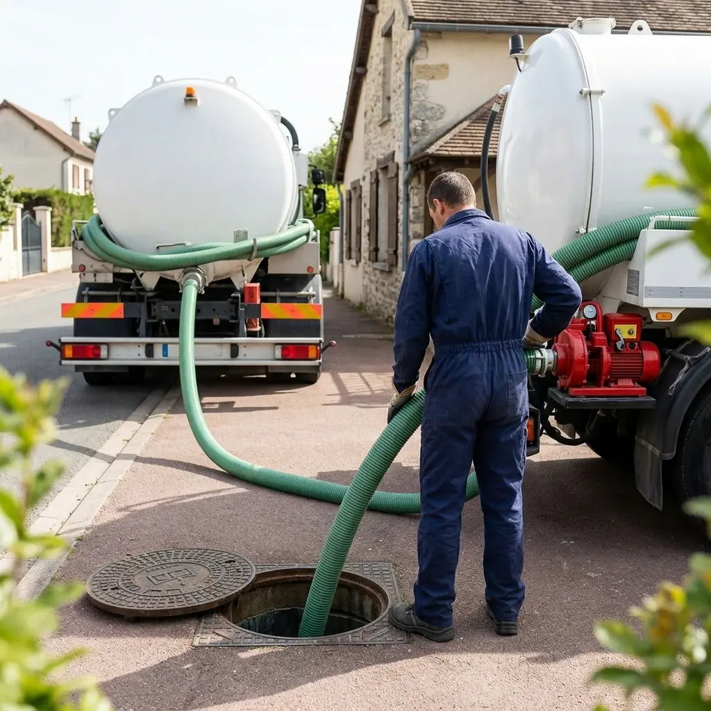Comment se déroule la vidange à Crespières ?
