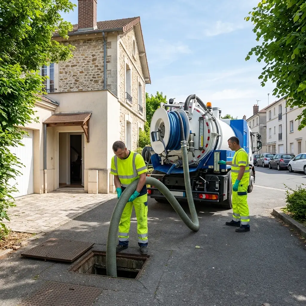 Notre technique de pompage et nettoyage professionnel