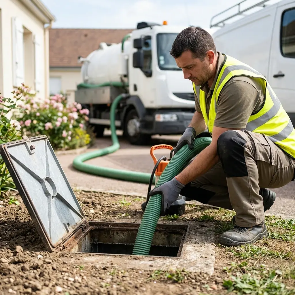 Un pompage technique et un nettoyage complet