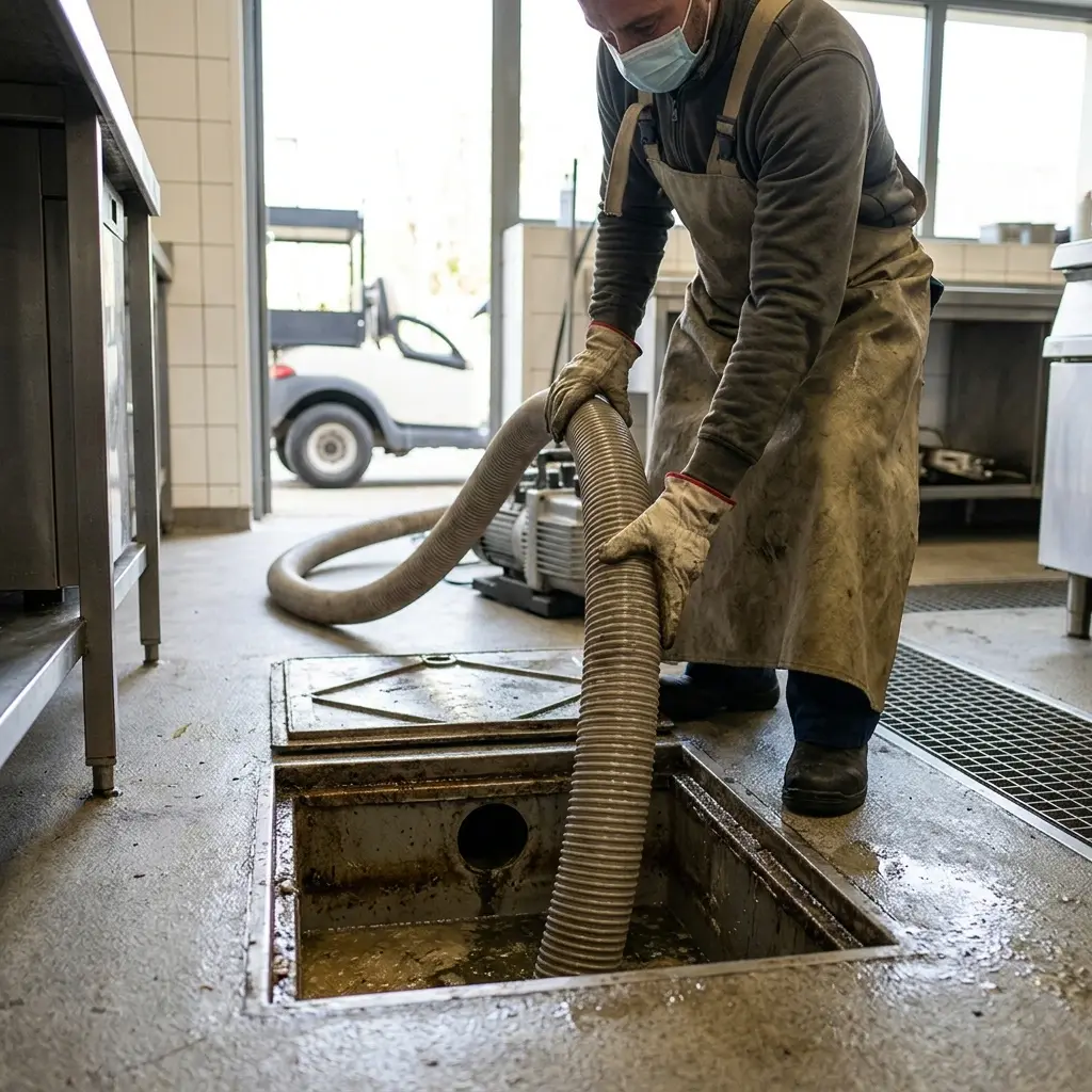 Une technique de pompage et nettoyage rigoureuse