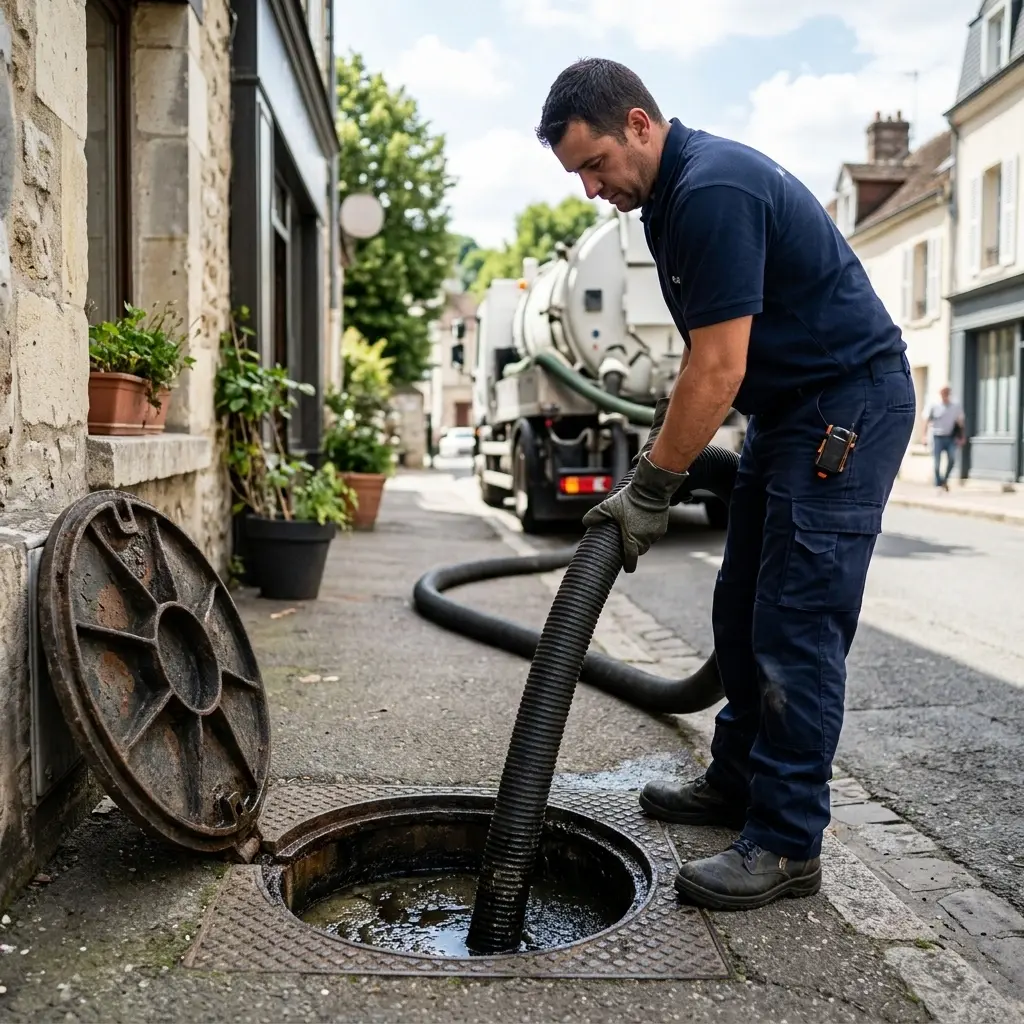 Comment se déroule la vidange de bac à graisse à Bougival ?
