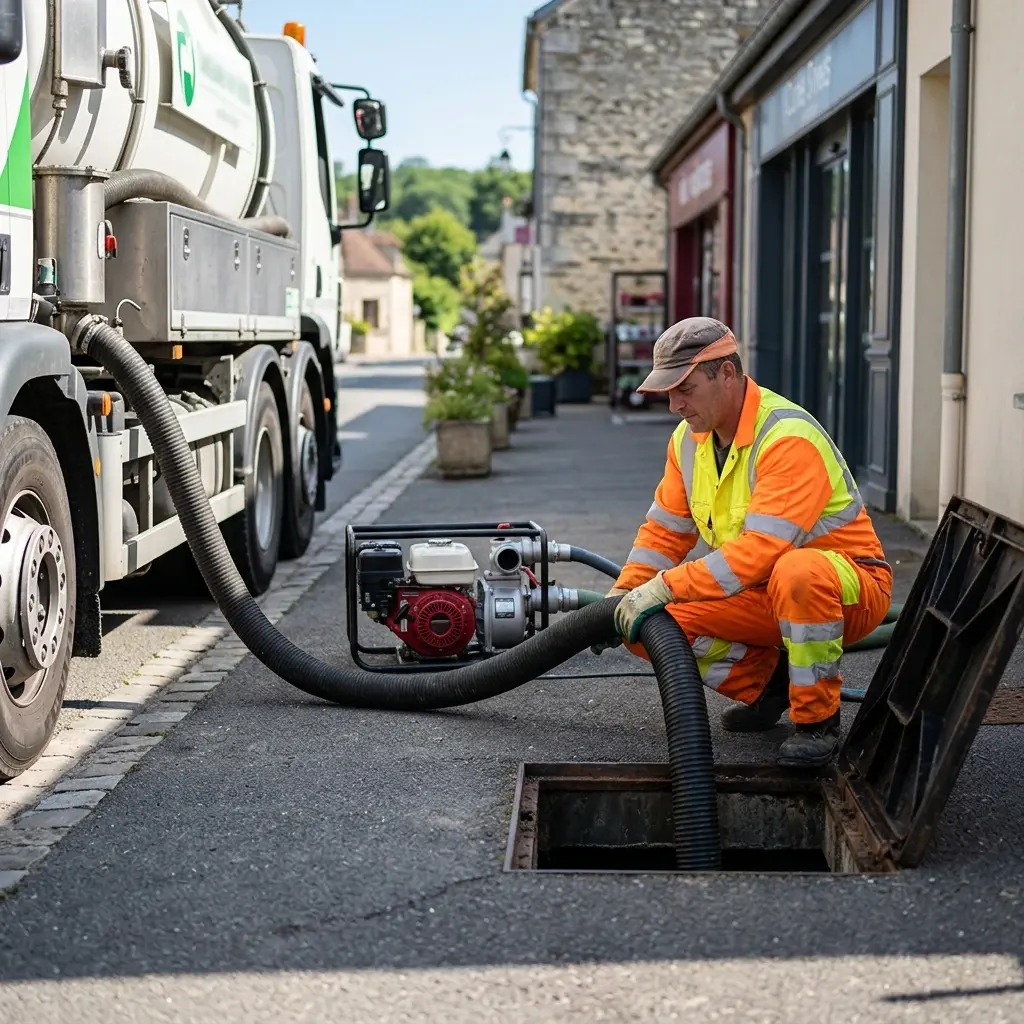 Comment se déroule la vidange à Brueil-en-Vexin ?