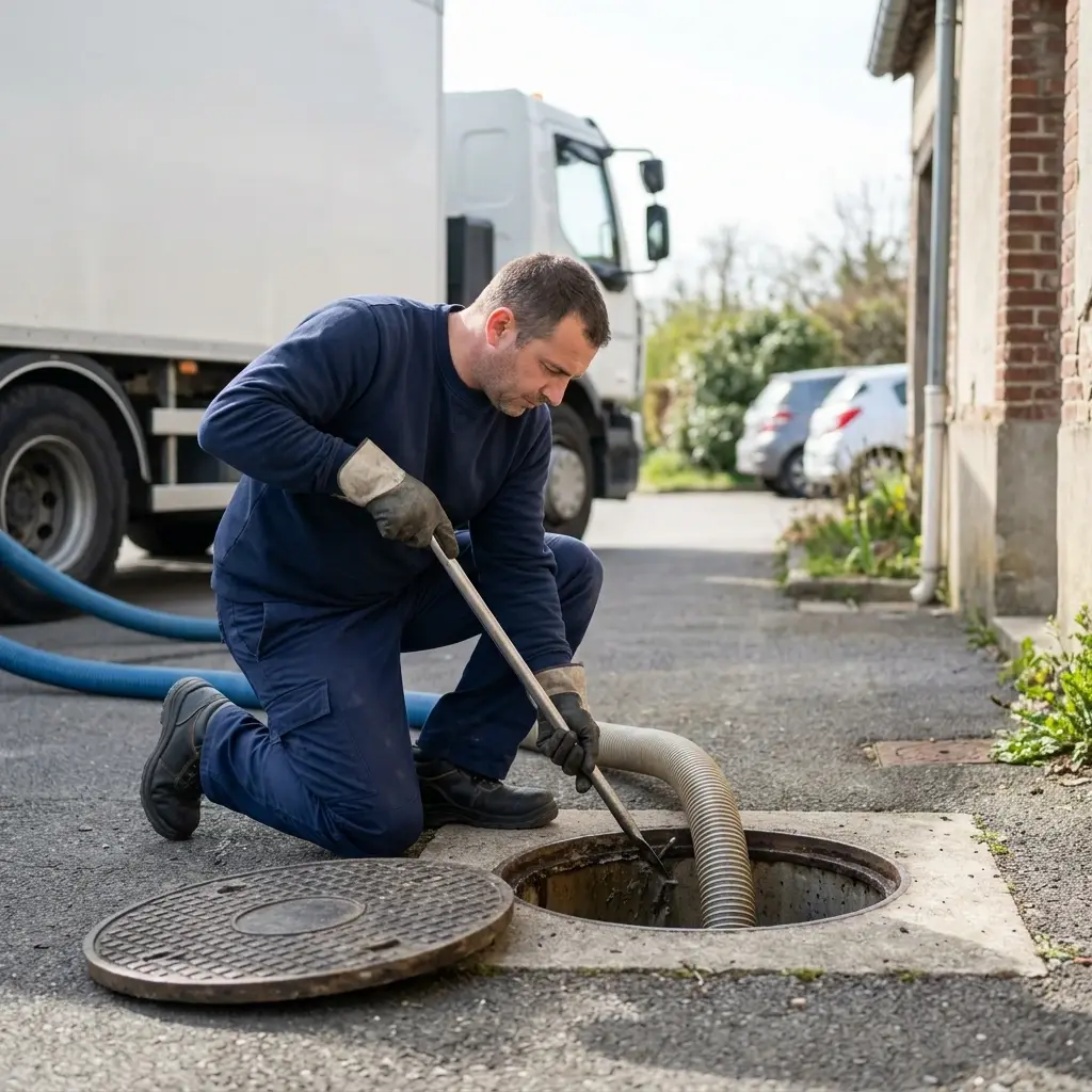 Comment se déroule la vidange à Porcheville ?