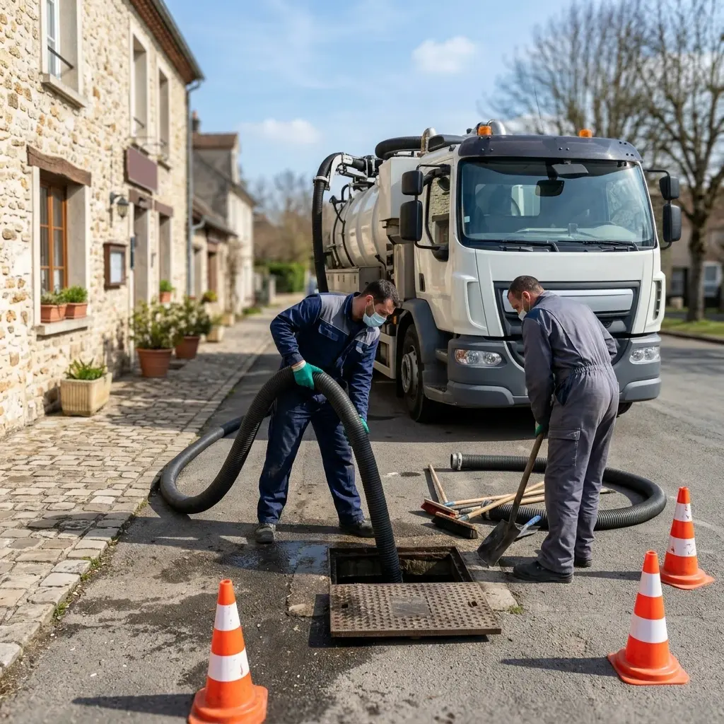 Comment se déroule la vidange à Milon-la-Chapelle ?