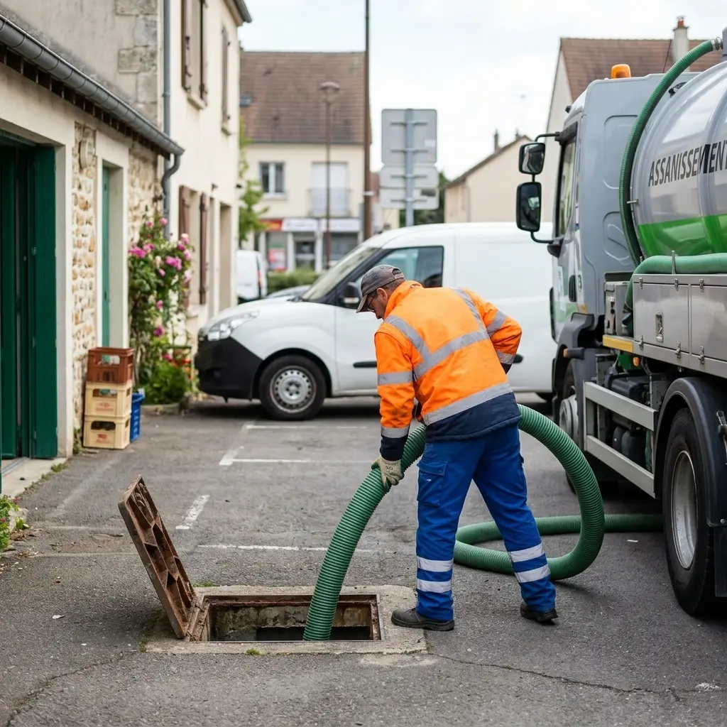 Comment se déroule la vidange à Chanteloup-les-Vignes ?