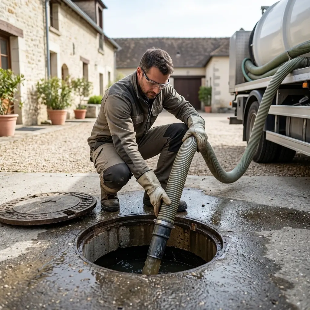 Comment se déroule la vidange à Sainte-Mesme ?