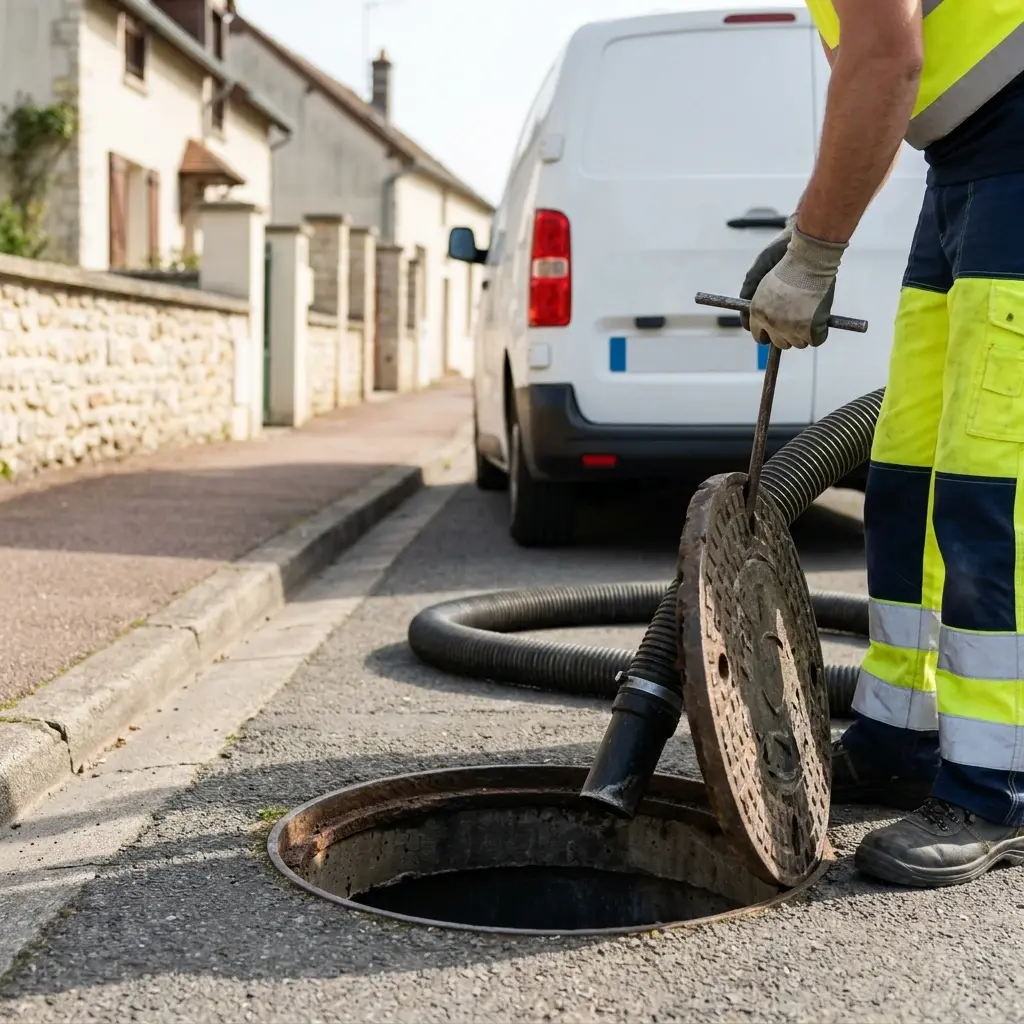 Comment se déroule la vidange à Vaux-sur-Seine ?