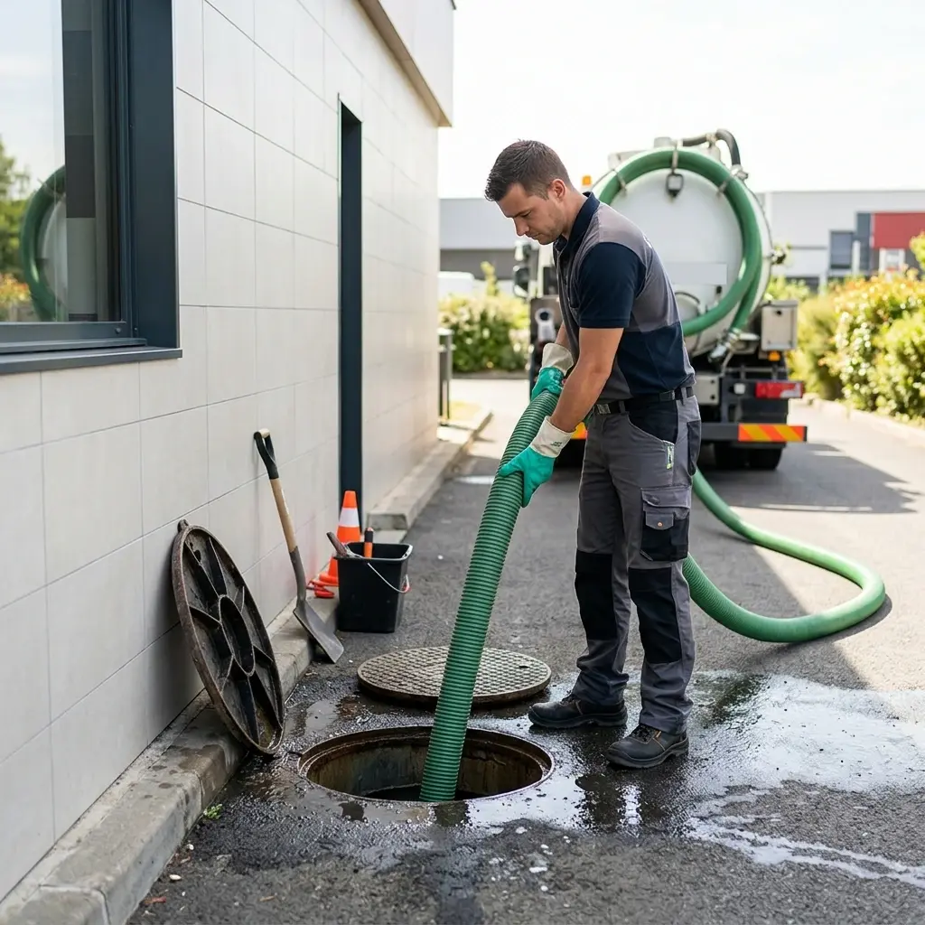 Un nettoyage complet et technique de vos bacs à graisse
