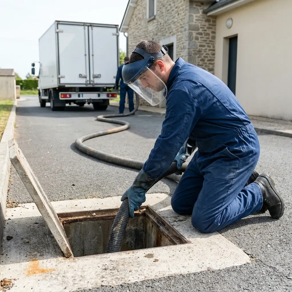 Comment se déroule la vidange à Auffreville-Brasseuil ?