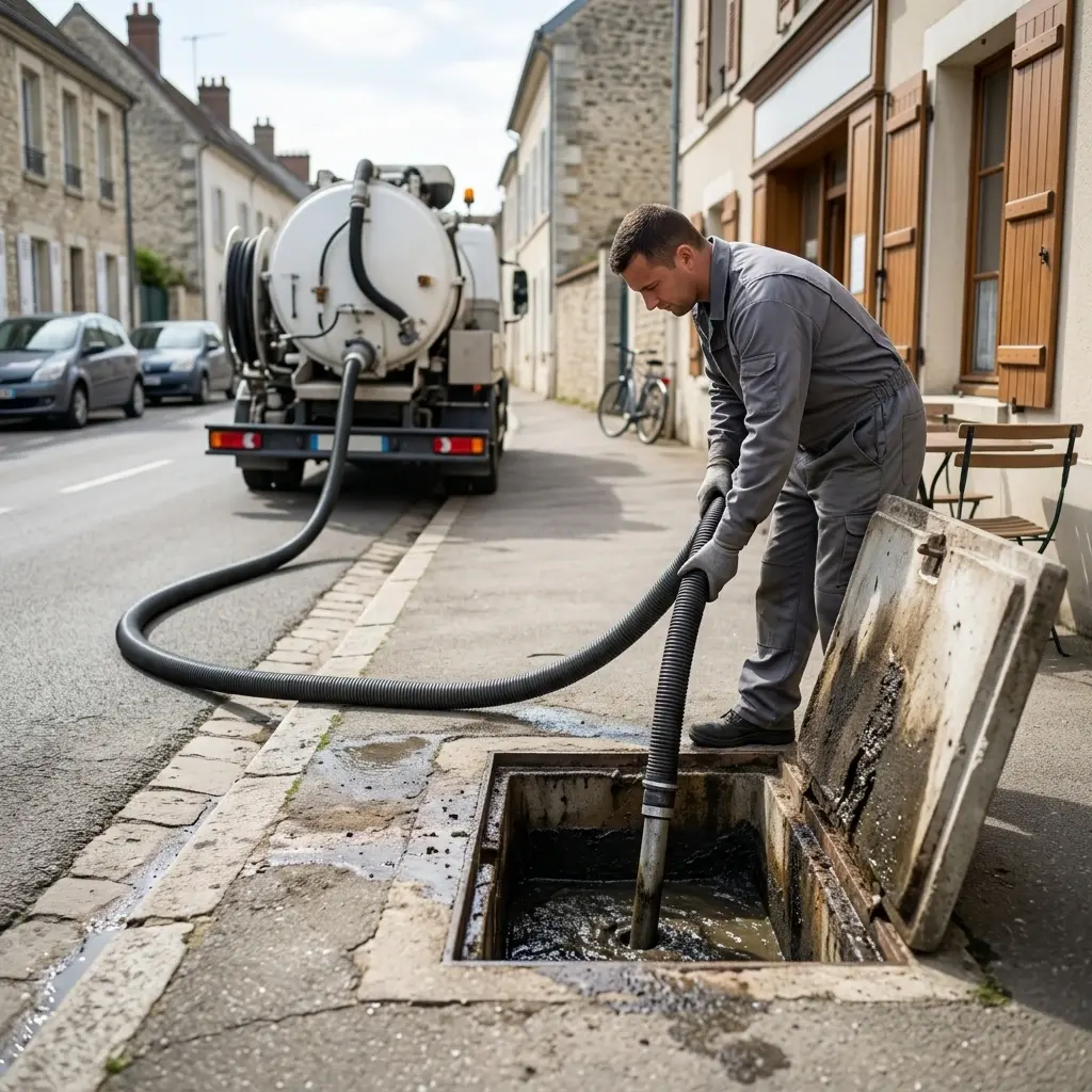 Comment se déroule la vidange à Voisins-le-Bretonneux ?