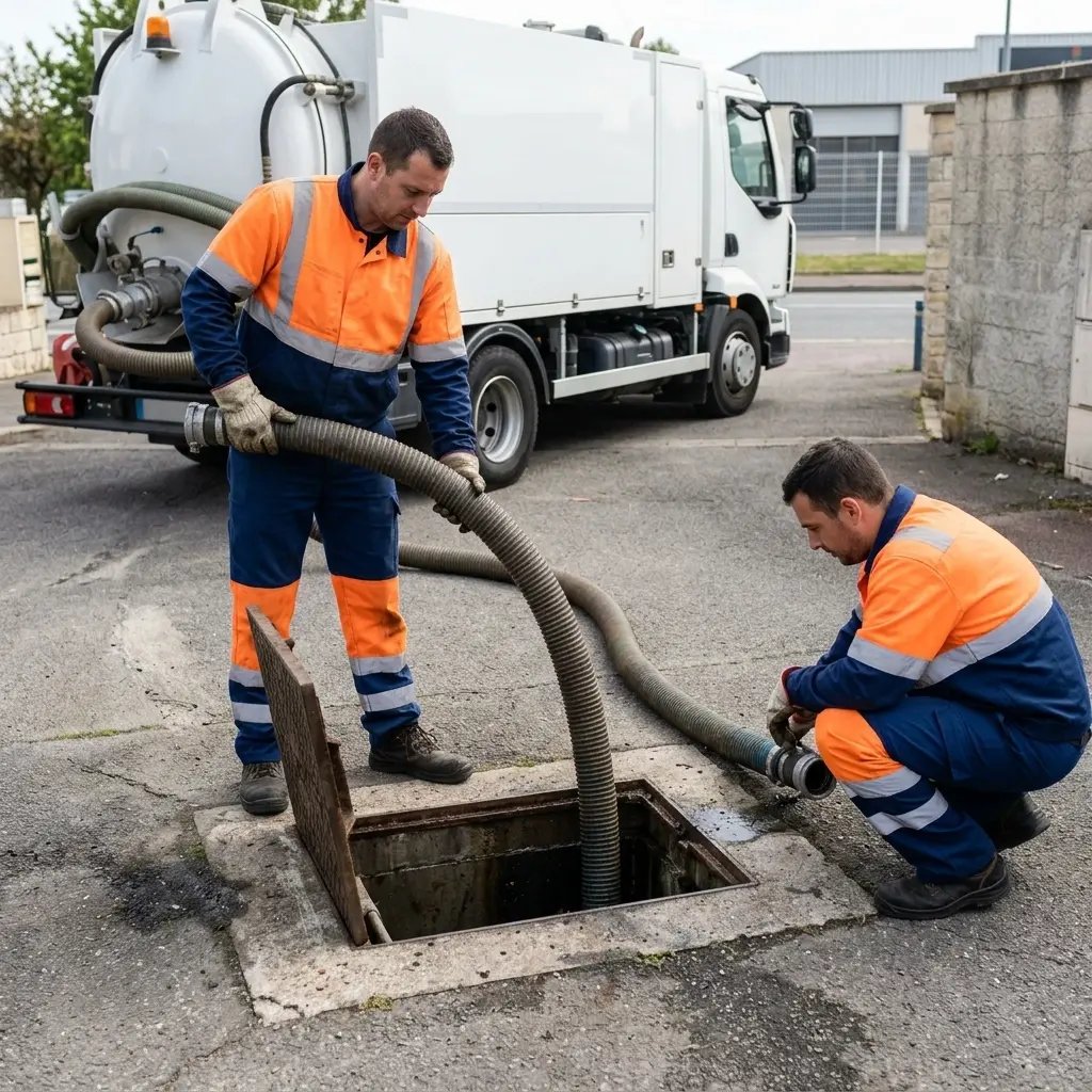 Comment se déroule la vidange de bac à graisse à Wissous ?