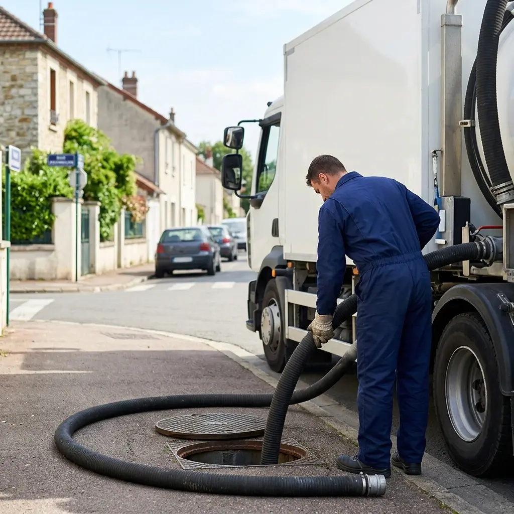 Comment se déroule la vidange de bac à graisse à Vauhallan ?